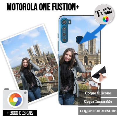 Custom Motorola One Fusion Plus silicone case