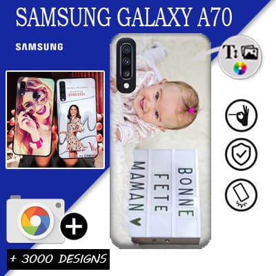 Case Samsung Galaxy A70 with pictures
