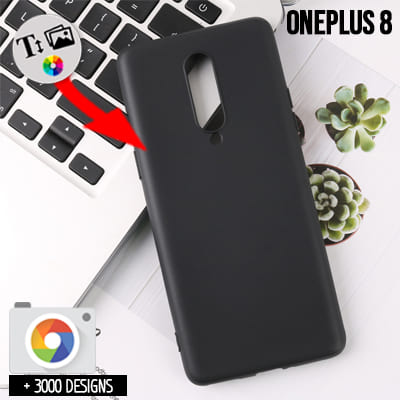 Silicone OnePlus 8 with pictures