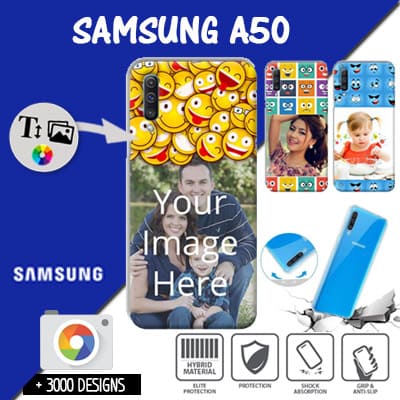 Custom Samsung Galaxy A50 silicone case