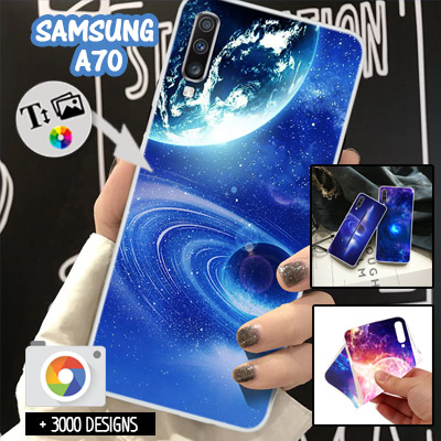 Silicone Samsung Galaxy A70 with pictures