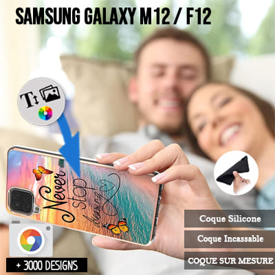 Custom Samsung Galaxy M12 / F12 silicone case