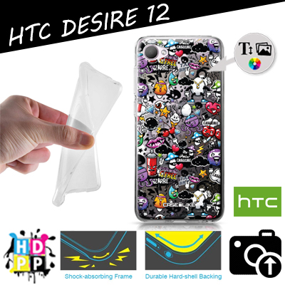 Silicone HTC Desire 12 with pictures