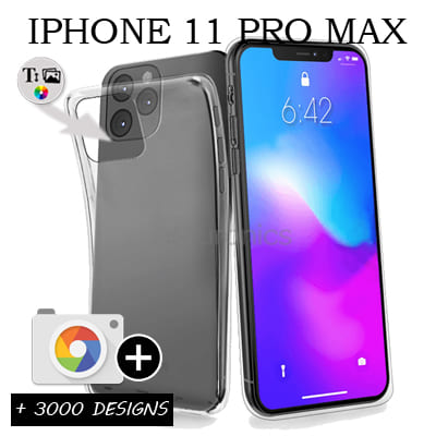 Silicone iPhone 11 Pro Max with pictures