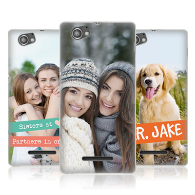 Case Sony Xperia M with pictures