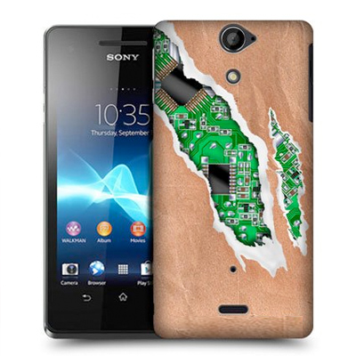 Case Sony Xperia V with pictures
