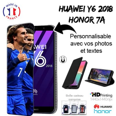 Custom Huawei Y6 2018 / Honor 7A / Y6 Prime 2018 wallet case