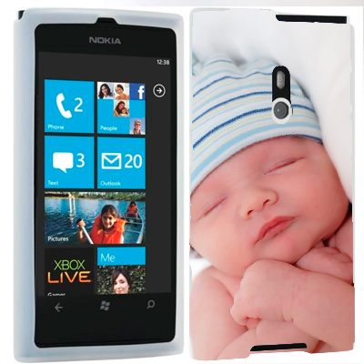 Silicone Nokia Lumia 800 with pictures