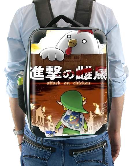  Attack On Chicken for Backpack