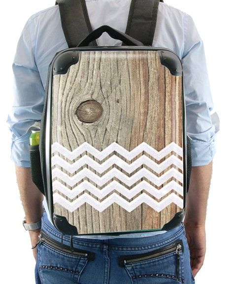  Chevron on wood for Backpack