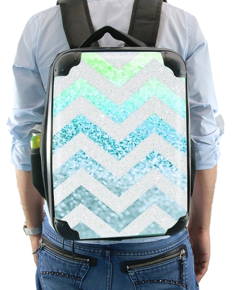  FUNKY CHEVRON BLUE for Backpack
