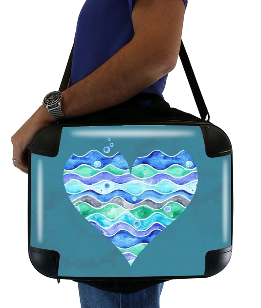  A Sea of Love (blue) for Laptop briefcase 15" / Notebook / Tablet