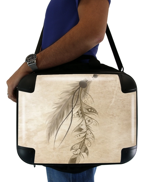  Boho Feather for Laptop briefcase 15" / Notebook / Tablet