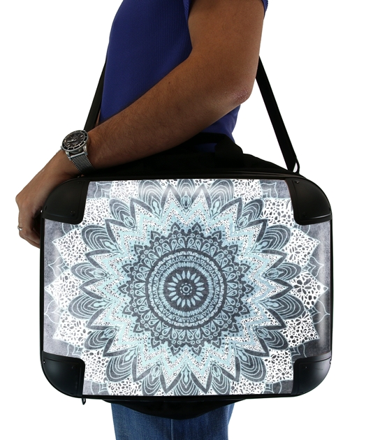  Bohochic Mandala in Blue for Laptop briefcase 15" / Notebook / Tablet