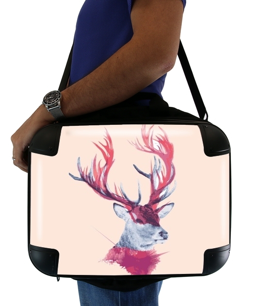  Deer paint for Laptop briefcase 15" / Notebook / Tablet