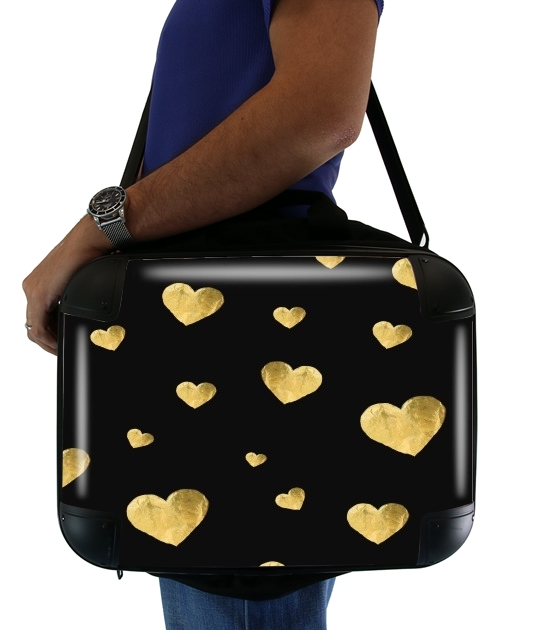  Floating Hearts for Laptop briefcase 15" / Notebook / Tablet