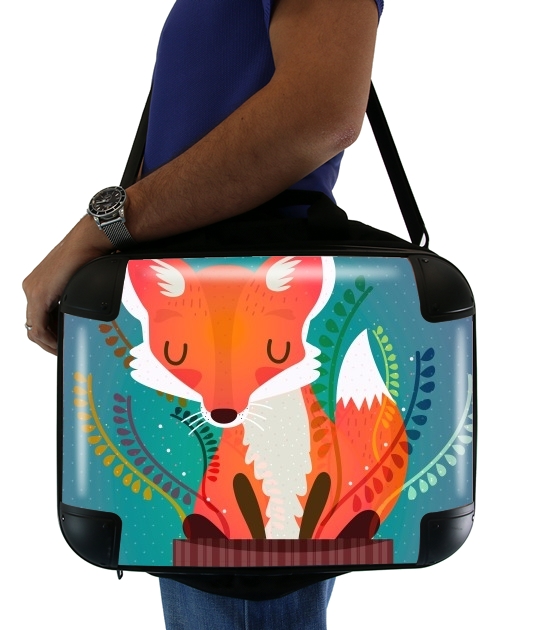  Fox in the pot for Laptop briefcase 15" / Notebook / Tablet