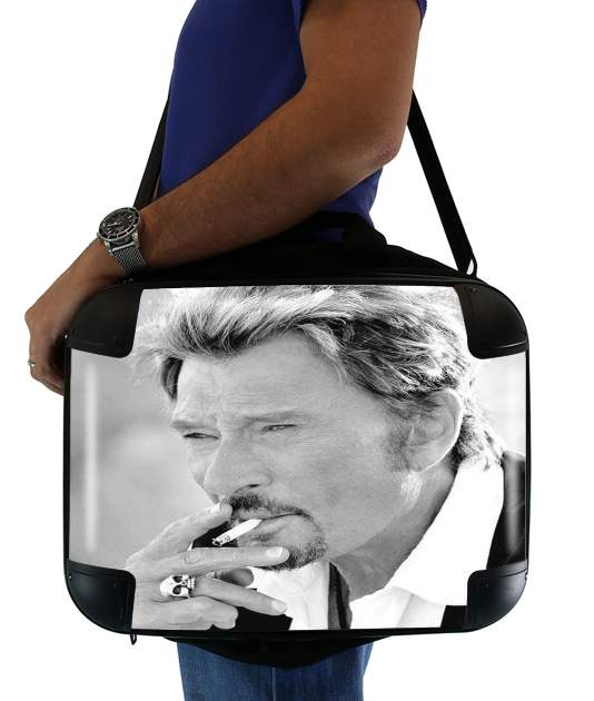  johnny hallyday Smoke Cigare Hommage for Laptop briefcase 15" / Notebook / Tablet