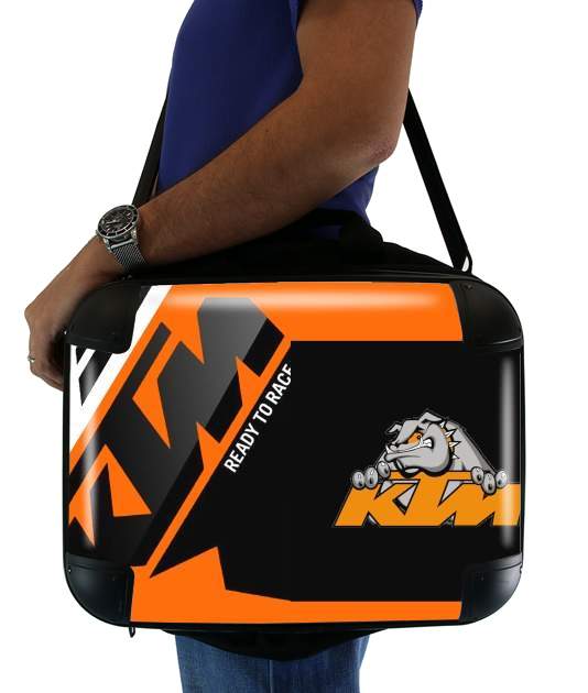  KTM Racing Orange And Black for Laptop briefcase 15" / Notebook / Tablet