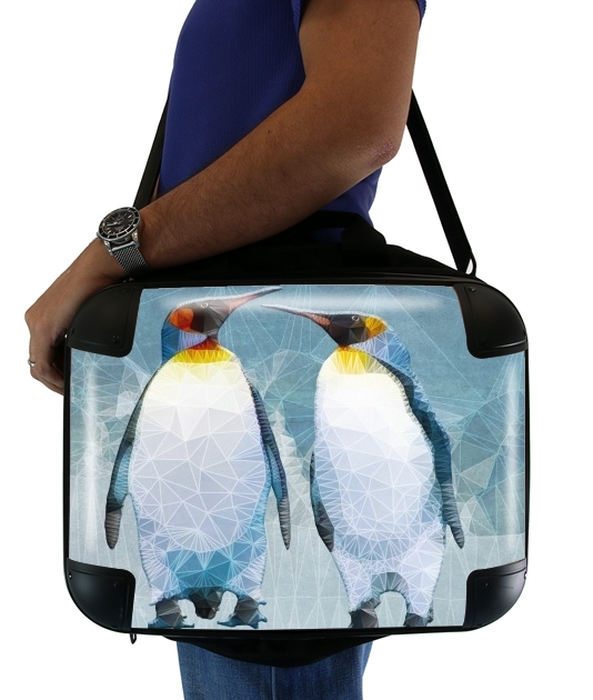  penguin love for Laptop briefcase 15" / Notebook / Tablet