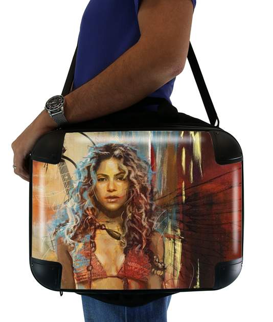  Shakira Painting for Laptop briefcase 15" / Notebook / Tablet