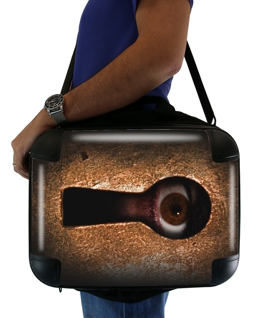  Who is watching you for Laptop briefcase 15" / Notebook / Tablet