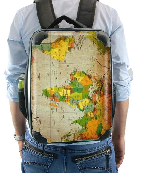  World Map for Backpack