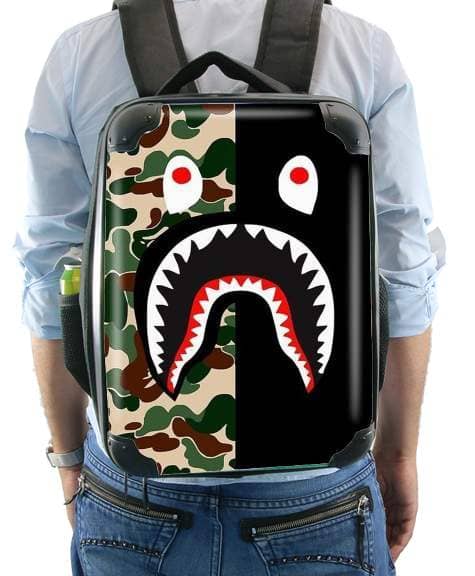  Shark Bape Camo Military Bicolor for Backpack