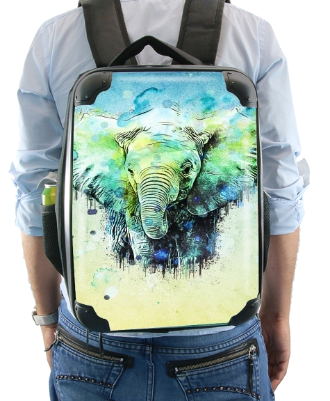  watercolor elephant for Backpack