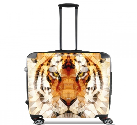  abstract tiger for Wheeled bag cabin luggage suitcase trolley 17" laptop