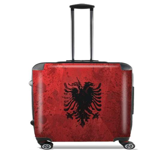  Albanie Painting Flag for Wheeled bag cabin luggage suitcase trolley 17" laptop