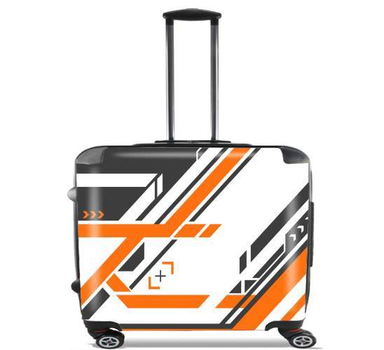  Asiimov Counter Strike Weapon for Wheeled bag cabin luggage suitcase trolley 17" laptop