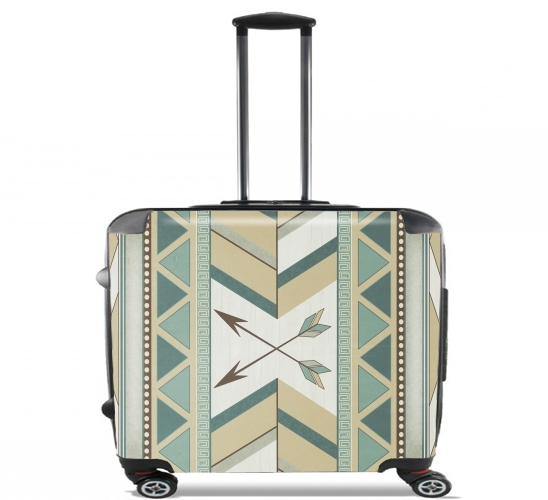  Aztec Pattern  for Wheeled bag cabin luggage suitcase trolley 17" laptop