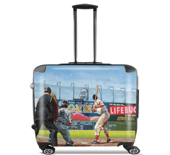  Baseball Painting for Wheeled bag cabin luggage suitcase trolley 17" laptop