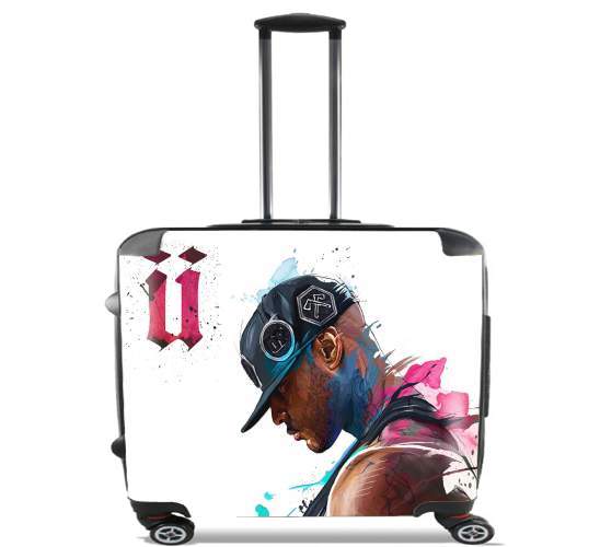  Booba Fan Art Rap for Wheeled bag cabin luggage suitcase trolley 17" laptop