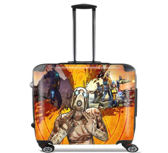  Borderlands Fan Art for Wheeled bag cabin luggage suitcase trolley 17" laptop