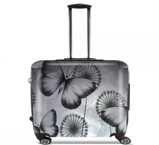  Butterflies Dandelion for Wheeled bag cabin luggage suitcase trolley 17" laptop
