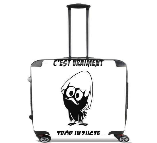  Calimero Vraiment trop inzuste for Wheeled bag cabin luggage suitcase trolley 17" laptop