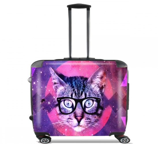  Cat Hipster for Wheeled bag cabin luggage suitcase trolley 17" laptop