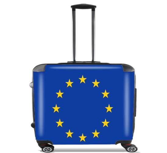  Europeen Flag for Wheeled bag cabin luggage suitcase trolley 17" laptop