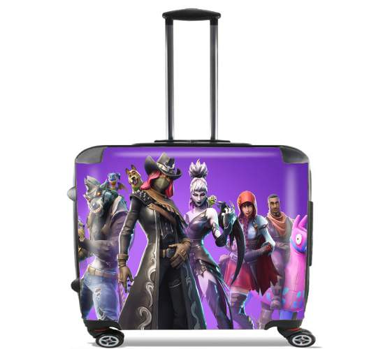  fortnite Season 6 Pet Companions for Wheeled bag cabin luggage suitcase trolley 17" laptop