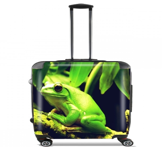  Green Frog for Wheeled bag cabin luggage suitcase trolley 17" laptop