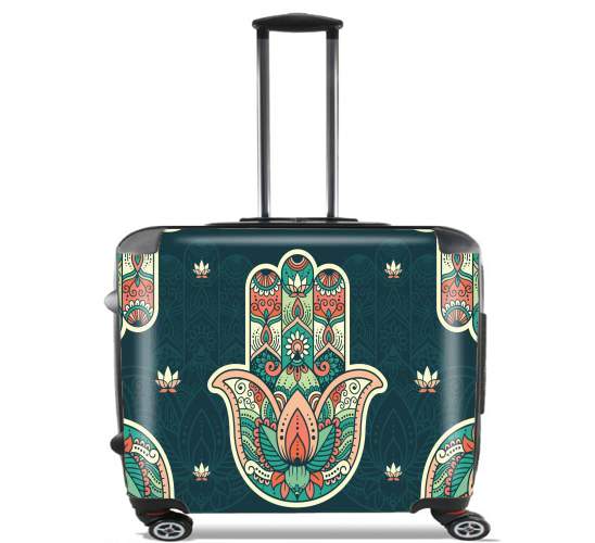  Hamsa Hand for Wheeled bag cabin luggage suitcase trolley 17" laptop