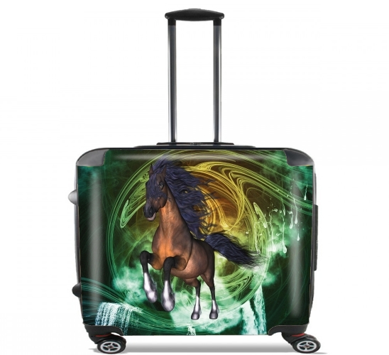  Horse with blue mane for Wheeled bag cabin luggage suitcase trolley 17" laptop