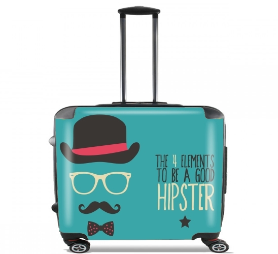  How to be a good Hipster ? for Wheeled bag cabin luggage suitcase trolley 17" laptop
