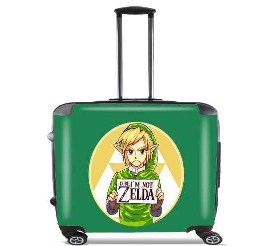  Im not Zelda for Wheeled bag cabin luggage suitcase trolley 17" laptop