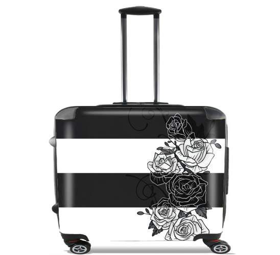  Inverted Roses for Wheeled bag cabin luggage suitcase trolley 17" laptop