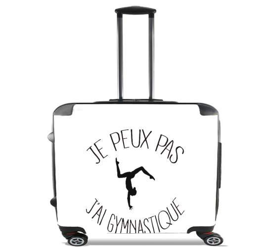 Je peux pas j ai gymnastique for Wheeled bag cabin luggage suitcase trolley 17" laptop