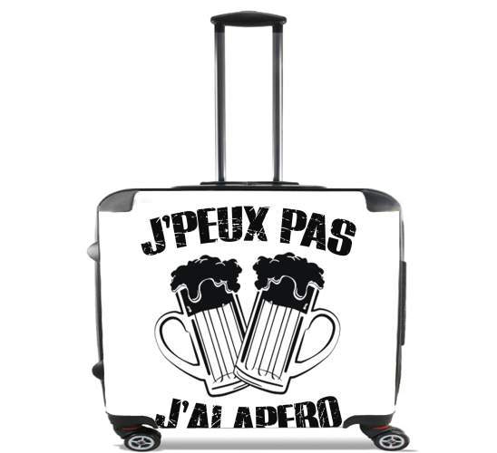  Je peux pas jai apero for Wheeled bag cabin luggage suitcase trolley 17" laptop