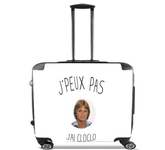  Je peux pas jai Cloclo Claude Francois for Wheeled bag cabin luggage suitcase trolley 17" laptop